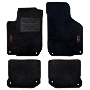 TAPETE CARPETE GOLF GTI 1997 A 2013 MK4 MK5 MK6 BORDADO - Exclusive