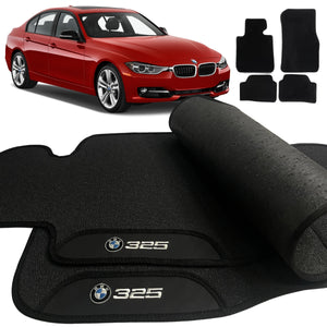 TAPETE BORRACHA PREMIUM BMW 325i 2013 A 2019 4 PEÇAS - Exclusive