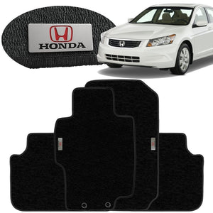 TAPETE BORRACHA TAG INOX ACCORD 2008 A 2012 4 PEÇAS