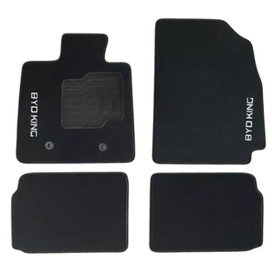 TAPETE CARPETE BYD KING 2023 A 2025 PRETO 4 PEÇAS - Exclusive