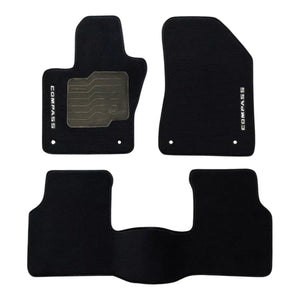 KIT TAPETES CARPETE PORTA MALAS + INTERNOS COMPASS 2016 A 2024 - Exclusive