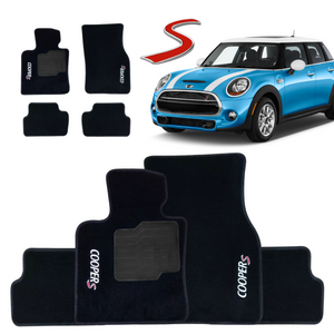 TAPETES CARPETE MINI COUNTRYMAN R60 2010 A 2016 4 PEÇAS - Exclusive