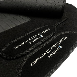 TAPETE CARPETE TOYOTA COROLLA CROSS HYBRID 4 PEÇAS - Exclusive