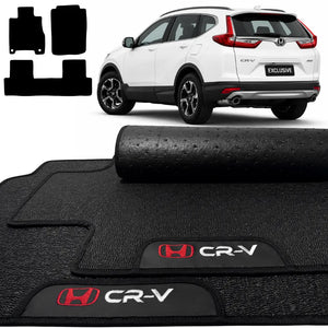 TAPETES BORRACHA PREMIUM HONDA CR-V 2012 A 2018 3 PEÇAS