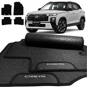 TAPETES BORRACHA PREMIUM HYUNDAI CRETA 2022 A 2026 4 PEÇAS