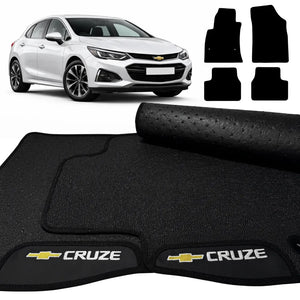 TAPETE BORRACHA PREMIUM CRUZE 2017 A 2023 4 PEÇAS