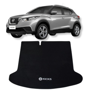 TAPETE PORTA MALAS CARPETE KICKS 2016 A 2021 - Exclusive