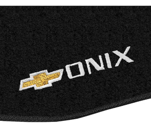 TAPETES CARPETE PRETO ONIX 2013 A 2015 4 PECAS