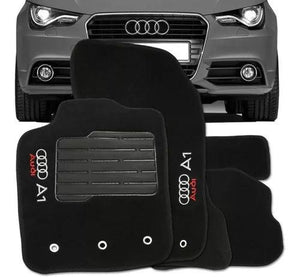 TAPETE CARPETE AUDI A1 2011 A 2017 BORDADO 5 PEÇAS - Exclusive