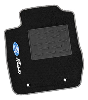 TAPETES CARPETE PRETO FORD NEW FIESTA MEXICANO 2011 A 2020 5 PECAS