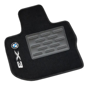 TAPETES CARPETE PRETO BMW X3 2021 A 2022 4 PECAS