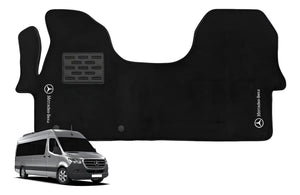 TAPETES CARPETE PRETO SPRINTER 516 DIANTEIROS 2020 A 2022 2 PECAS