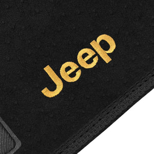 TAPETES CARPETE PRETO CHEROKEE 2008 A 2013 5 PECAS