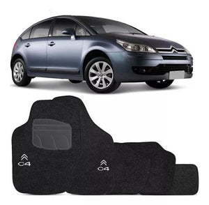 TAPETE CITROEN C4 HATCH 2009 A 2011 5 PEÇAS - Gold Brasil Parts