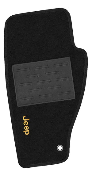 TAPETES CARPETE PRETO CHEROKEE 2008 A 2013 5 PECAS
