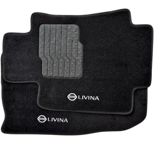 TAPETE CARPETE LIVINA 2008 A 2013 5 PEÇAS - Exclusive