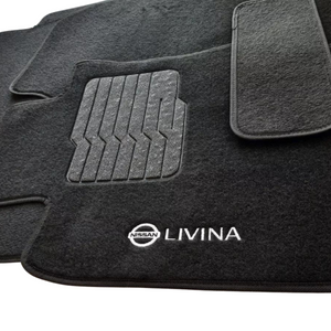 TAPETE CARPETE LIVINA 2008 A 2013 5 PEÇAS - Exclusive