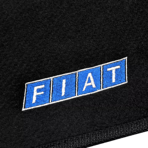 TAPETE CARPETE FIAT 147 1976 A 1986 PRETO BORDADO - Exclusive