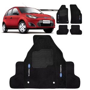 TAPETE CARPETE FIESTA ROCAM 2000 A 2014 PRETO 4 PEÇAS - Exclusive