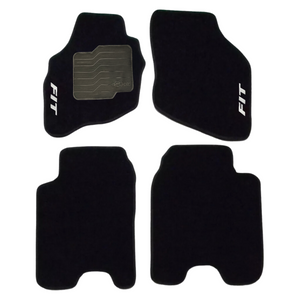KIT TAPETES CARPETE PORTA MALAS + INTERNOS FIT 2004 A 2008 - Exclusive