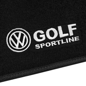 TAPETE CARPETE GOLF SPORTLINE MK4 MK5 MK6 PRETO 4 PEÇAS - Exclusive