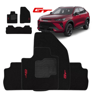 TAPETE CARPETE HAVAL H6 GT PRETO 3 PEÇAS - Exclusive