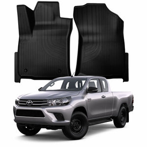 TAPETE BANDEJA HILUX 2016 A 2026 2 PEÇAS (CABINE SIMPLES)