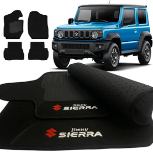 TAPETE CARPETE JIMNY SIERRA 2020 A 2024 4 PEÇAS - Exclusive