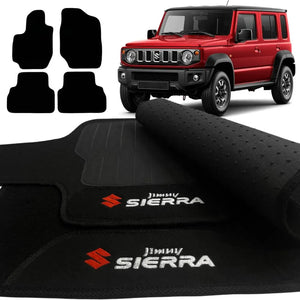 TAPETE CARPETE JIMNY SIERRA MANUAL 2020 A 2024 4 PEÇAS