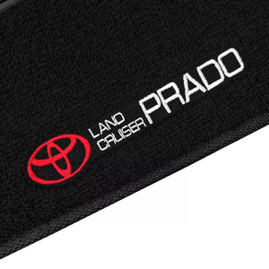 TAPETE CARPETE LAND CRUISER PRADO 2006 A 2022 PRETO 4 PEÇAS - Exclusive