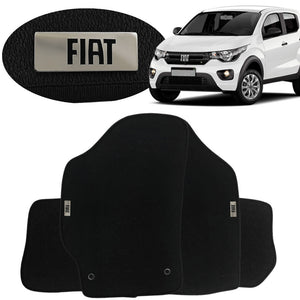 TAPETE BORRACHA TAG INOX MOBI 2025 4 PEÇAS