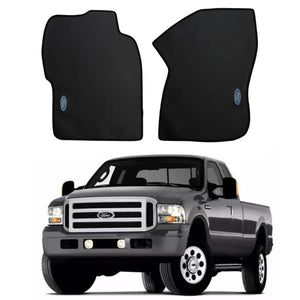 TAPETE BORRACHA PREMIUM F250 1998 A 2012 2 PEÇAS