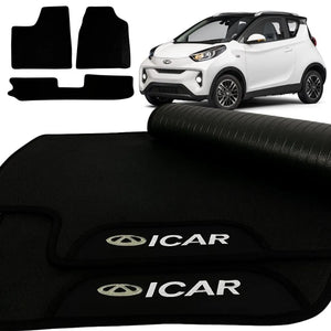 TAPETE BORRACHA PREMIUM ICAR 2022 A 2024 3 PEÇAS