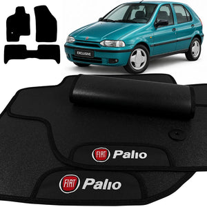 TAPETE BORRACHA PREMIUM PALIO 1996 A 2011 3 PEÇAS