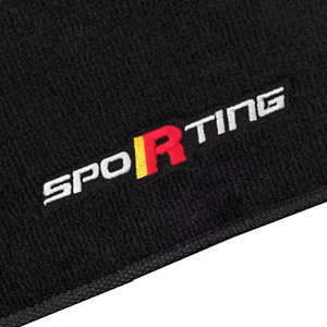 TAPETE CARPETE PALIO SPORTING 2012 A 2021 PRETO 4 PEÇAS - Exclusive