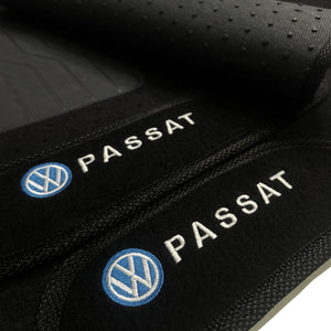 TAPETE CARPETE PASSAT B5 2000 A 2005 PRETO 4 PEÇAS - Exclusive