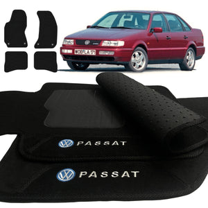 TAPETE CARPETE PASSAT B5 2000 A 2005 PRETO 4 PEÇAS - Exclusive
