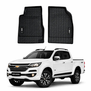 JOGO DE TAPETE BANDEJA PREMIUM S10 2012 A 2024 CABINE SIMPLES 2 PEÇAS