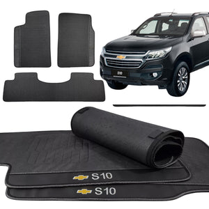 TAPETE BORRACHA PREMIUM S10 2012 A 2018 (4 PORTAS) - Exclusive
