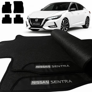 TAPETE BORRACHA PREMIUM SENTRA ADVANCE 2023 A 2025 3 PEÇAS