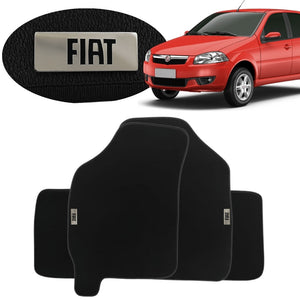 TAPETE BORRACHA TAG INOX SIENA 2012 A 2021 4 PEÇAS