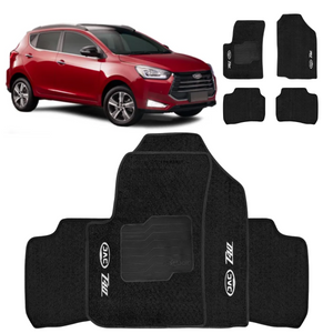 TAPETE CARPETE T40 2018 A 2022 PRETO 4 PEÇAS - Exclusive