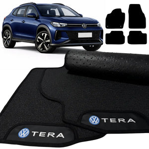 TAPETES BORRACHA PREMIUM TERA 2025 A 2026 4 PEÇAS
