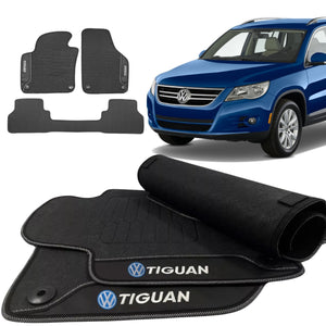 TAPETE BORRACHA PREMIUM TIGUAN 2009 A 2017 - Exclusive