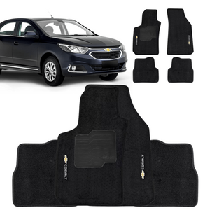 TAPETE CARPETE COBALT LTZ 2016 A 2022 PRETO BORDADO - Exclusive