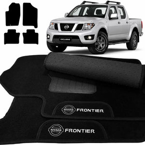 TAPETES CARPETE PRETO FRONTIER 2008 A 2016 4 PEÇAS