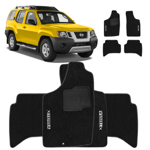 TAPETE CARPETE NISSAN XTERRA 2003 A 2008 PRETO 4 PEÇAS - Exclusive