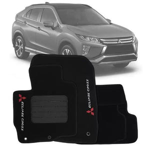 TAPETE MITSUBISHI ECLIPSE CROSS 2019 A 2023 PRETO 5 PEÇAS - Gold Brasil Parts