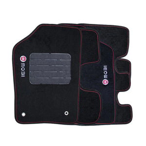TAPETE MOBI 2016 A 2019 PRETO BORDADO 5 PEÇAS - Gold Brasil Parts