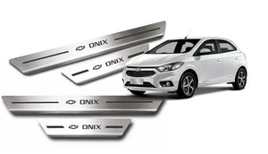 SOLEIRA AÇO INOX COM DOBRA GM CHEVROLET ONIX S F